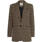 Ichi IHKate loose fit in Doeskin Checks Aop | Gr.: M