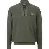 Babista Troyer "Pullover LICARONI", Herren, Gr. S, grün (dunkelgrün), Obermaterial: 100% Baumwolle CO., Pullover Troyer