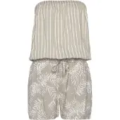 LASCANA Kurzoverall mit Alloverprint, sommerlicher Jumpsuit, Bandeau