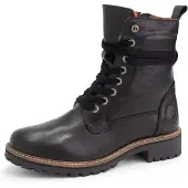 Travelin' Leder-Boots "Kvinlog" in Schwarz - 36