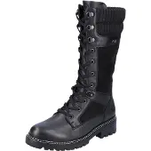 Remonte Damen Stiefel kuschelig warm mit Wolle D0B76, Größe:40 EU, Farbe:Schwarz