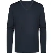 Mey Langarm-Shirt Serie Dry Cotton Colour Yacht Blue | Größe XL