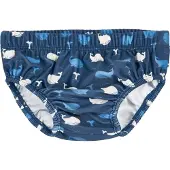 Playshoes Badewindel "Wal" in Dunkelblau - 74/80