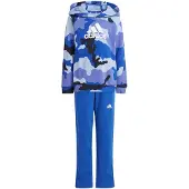 Adidas Set aus Kinder-Sweatshirt mit Kapuze und Jogginghose Essentials Allover Printed