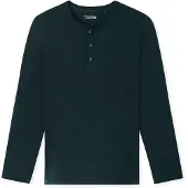 Schiesser Langarmshirt Knopfleiste