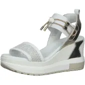 Nero Giardini Sandale Damensandalen aus Leder mit Keilabsatz