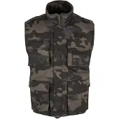 Brandit moderne Herren Jacke Reißverschluss Klettverschluss Camouflage