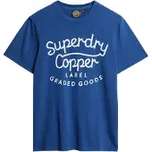 Superdry Copper Label Script Kurzarm-t-shirt