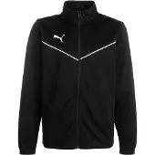 Puma Teamrise Polyesterjacke Kinder - Schwarz
