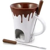 Swissmar Schokoladen-Fondue Becher-Set NOSTALGIA 125 ml