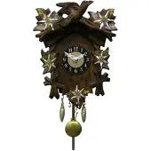Engstler - 0125/8 QP - Pendeluhr - Quarz - mit Kuckucksruf / Westminsterschlag