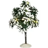 Luville Verschneiter Baum beleuchtet b/o h15xd10.5 cm (multi)