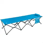 Aktive 63042 178x38x62cm Folding Campingbett Blau Blau One Size