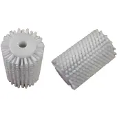 Softee Markierungsbürste PE-Zylinderbürste Weiß 130x80x15 mm für Wagen