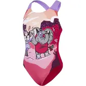 Speedo Learn To Swim Printed Crossback Badeanzug