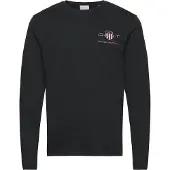 Gant Longsleeve Archive Shield 2004058 Schwarz Regular Fit