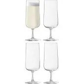 LSA International Champagnerglas L.S.A Arc 240 ml (4er-Set)