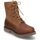 Timberland Womens Mid Warm Lined Waterproof Boot dark brown 9.5 Wide Fit