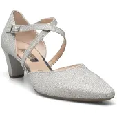 Gabor 01.363 Damenschuhe - Riemchen Pumps silber Elegant