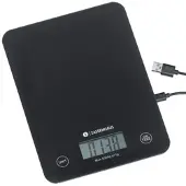 Zassenhaus Digitalwaage Küchenwaage BALANCE USB schwarz