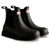 Hunter Regenlaars Men Chelsea Commando Black-Schoenmaat 45 - 46