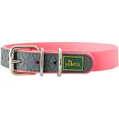 Hunter - Collar Convenience - Hundehalsband Gr Halsumfang 47-55 cm - Breite 2,5 cm rosa