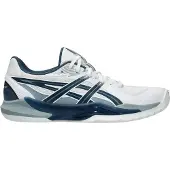 Asics POWERBREAK FF - Herren Hallenschuh - White/Vintage Indigo White/Vintage Indigo 44.5