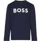 BOSS Bluse - Navy m. Weiß - - 6 Jahre (116) - Blusen