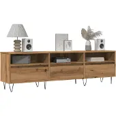 vidaXL TV-Schrank Artisan-Eiche 150x30x44,5 cm Holzwerkstoff