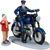 Lemax Polizist 12x6x20 cm 2pcs Weihnachtshaus
