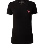 GUESS T-Shirt W2YI45 J1314 Schwarz Slim Fit 34