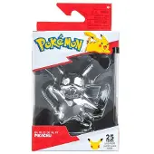 Boti Pokemon Select Battle Figur Pikachu 7 cm silber - 25 Jahre Pokémon Jubiläums-Figur
