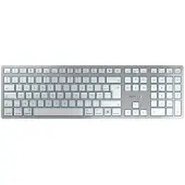 Cherry TAS KW 9100 SLIM FOR MAC Wireless FR-Layout silver/w