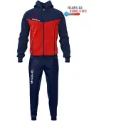 Givova Kinder Fleece-Kapuzen-Trainingsanzug Visa