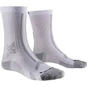 X-socks Laufsocke Trailrun Discover Crew (fĂĽr Traillaufe) weiss/grau Herren - 1 Paar
