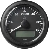 VDO Runder Drehzahlmesser Mit Einzelscala 0-6000 U/min