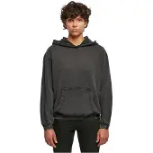 Build Your Brand Acid Washed Oversize Kapuzenpullover