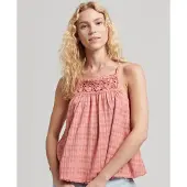 Superdry Vintage Halter Cami ärmellose Bluse