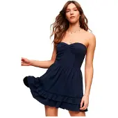 Superdry 50´s Embroidered Bandeau Kurzes ärmelloses Kleid