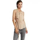 G-Star für Damen. D24591-D572-G287 Oberteil Singlet beige (XL), Lässig, Grau, Viskose, Ärmellos / Hosenträger