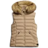 Superdry Fuji Faux Fur Weste