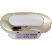 Goldenship Ovale Weiße Led-leuchte Für Innen-und Außenbereich 55 Ma 12v