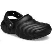 Crocs Classic Gefütterte Overpuff Damen Schwarz Clogs