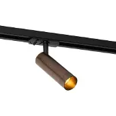 QAZQA - Modern Moderner Spot I Spotlight I Deckenspot I Deckenstrahler I Strahler I Lampe I Leuchte Dunkelbronze für 1-phasiges Schienensystem I Spotlight I Deckenspot I Deckenstrahler I Strahler 35mm