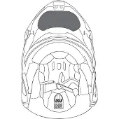 AGV Sportmodular Helm Kinnvorhang