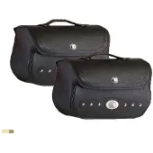 Hepco&Becker Ledersatteltaschenpaar Nevada 46 Liter Stauraum schwarz Unisexneutral200 - Motorradzubehör - Motorradgepäck