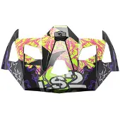 LS2 Mx703 Fireskull Visier