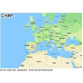 C-MAP Karte Des Westlichen Mittelmeers