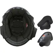 Cgm Vollschwarzes Innenfutter 191 PIX Helm Größe L