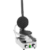 Royal Catering Bubble Waffeleisen - 1.400 W - 50 - 250 °C - Timer: 0 - 5 min